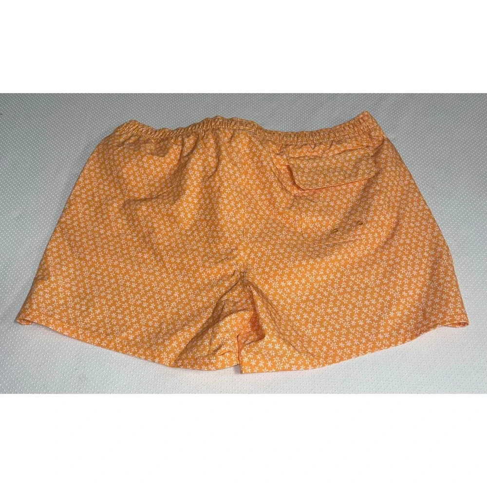 Vineyard Vines Mens XL Floral Chappy Swim‎ Trunks Orange White NWT
